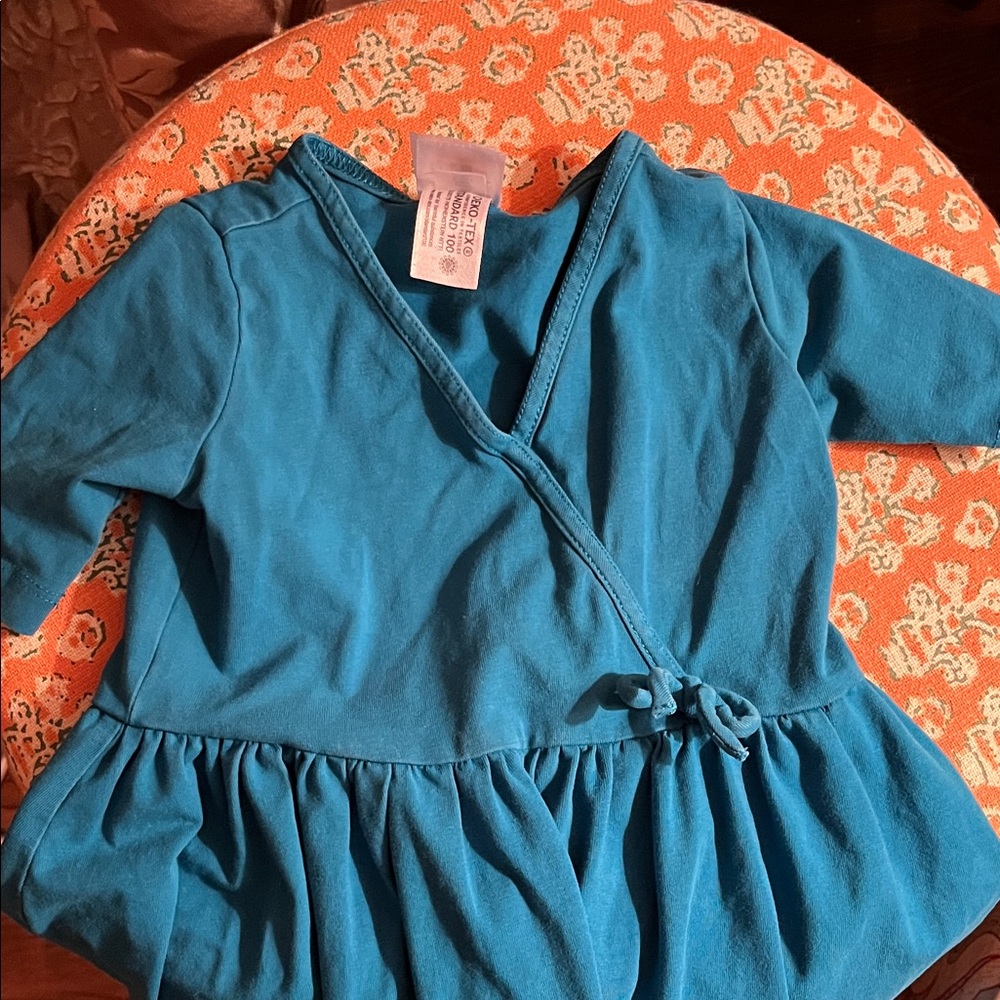 Hanna Andersson play dress in emerald green